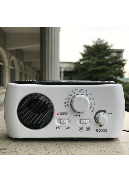 WHITE15 7 5 cm El Krank Jeneratörü Fm/am Acil Durum Radyo 3 LED Işık Taşınabilir Şarj Edilebilir Güneş Enerjili Radyo Çok Fonksiyonlu Acil Durum Aracı (Yurt Dışından) modelleri