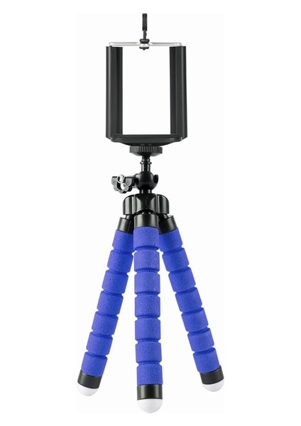 Kırmızı Set Pynsseu Mini Tripodlar Esnek Sünger Ahtapot Tripod Gopro Kamera Masaüstü Tripod iPhone Samsung Akıllı Telefon Için Klip (Yurt Dışından)