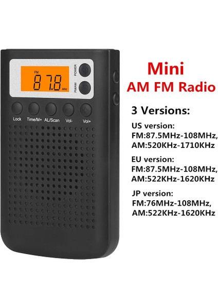 Abd Versiyonu Cep Radyo Am Fm Hava Taşınabilir Radyo Stereo Çalar Saat Hoparlör ile Hava Durumu Radyo Arkadaşlar Için Fit Hediyeler Abd, Ab Jp Versiyonu (Yurt Dışından) fiyatları