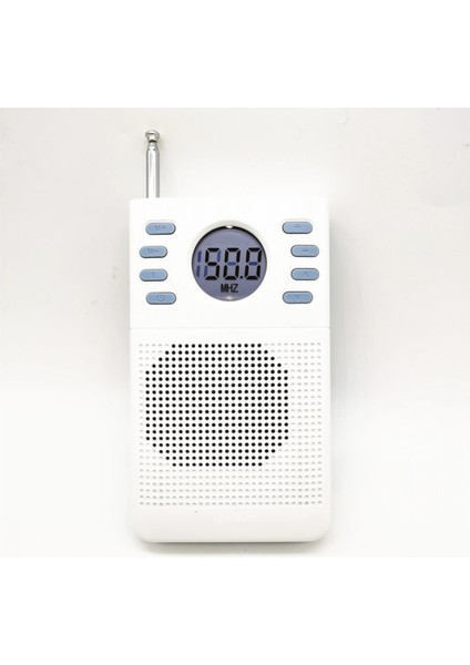 Mavi Mini Taşınabilir Cep Fm Radyo Alıcısı Dahili Hoparlör Anten Desteği Kulaklık Eski Ebeveynler Için Hediye (Yurt Dışından) fırsatları