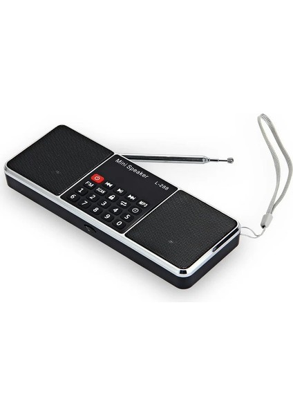 Mavi Taşınabilir Mini Şarj Edilebilir L-288 Stereo Fm Radyo Hoparlör LCD Ekran Desteği Tf Kart USB Disk Mp3 Müzik Radyo Fm (Yurt Dışından) indirimleri