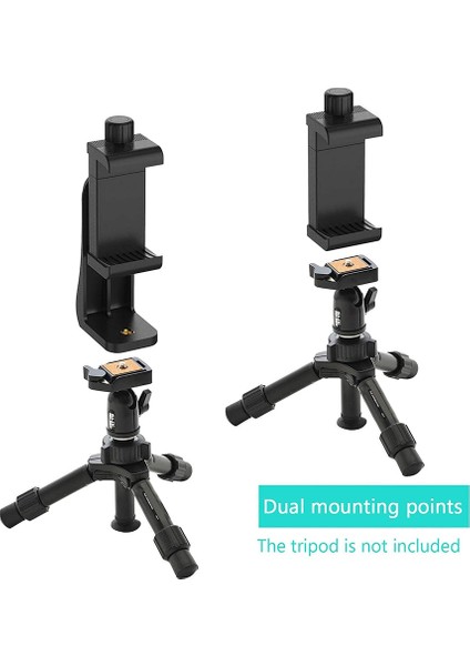 Telefon Tutucu Evrensel Cep Telefonu Tutucu Tripod Montaj Selfie Monopod Adaptörü Akıllı Telefon Klip Ayarlanabilir Kelepçe Dağı iPhone 13 12 11 Pro (Yurt Dışından) fırsatları
