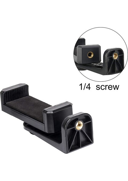 Normal Klip Walkıngway Tripod Montaj Adaptörü Cep Telefonu Klip Tutucu Dikey 360 Stand, 1/4 Vida Deliği ile Akıllı Telefonlar Için Ayarlanabilir Kelepçe (Yurt Dışından)