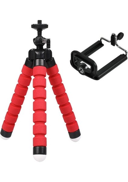 Kırmızı 2 Pc Tripodlar Gopro Hero 11 10 9 8 7 Siyah Max Esnek Mini Ahtapot Tripod Aksesuarları Git Pro 6 5 Yı Eken Sjcam Dbpower Akaso (Yurt Dışından)