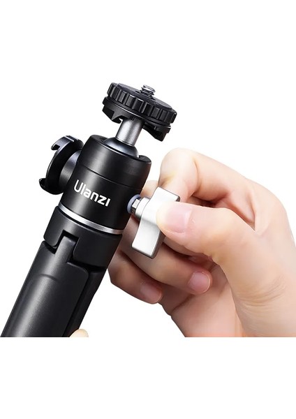 Mini Tripod Ulanzi U-Vlog Lite Uzatılabilir Tripod Çift Soğuk Ayakkabı Topu Kafa Volg Akıllı Telefon Için Tripod Sony Canon Nikon Dslr Kamera (Yurt Dışından) fırsatları
