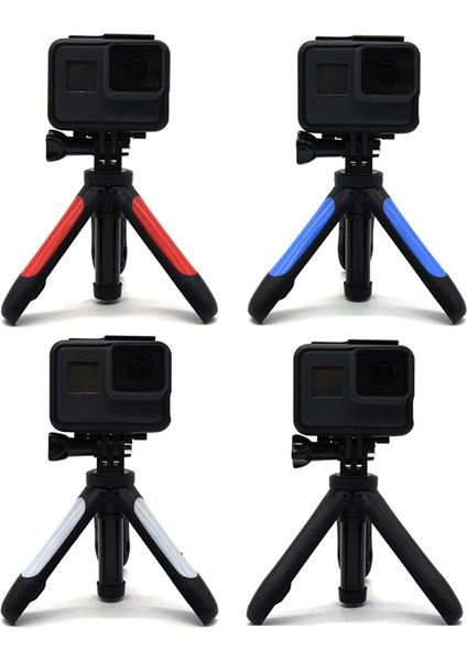 Beyaz Uzatma Tripod Selfie Çubuk Kutup Yeni Gopro Hero 10 10/9/8/7/6/5 Monopod Tripod Combo Xiaomi Yi Sjcam SJ4000 4 K Kamera (Yurt Dışından)