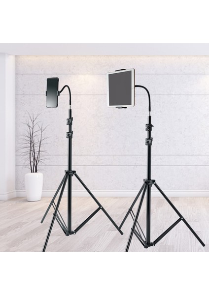 170CM Tripod Taşınabilir 170CM 200CM Selfie Fotoğraf Tripod Ipad Hava Mini Galaxy Tab Cep Telefonu Fotoğraf Lambası Için Esnek Tüp ile Standı (Yurt Dışından) fiyatları