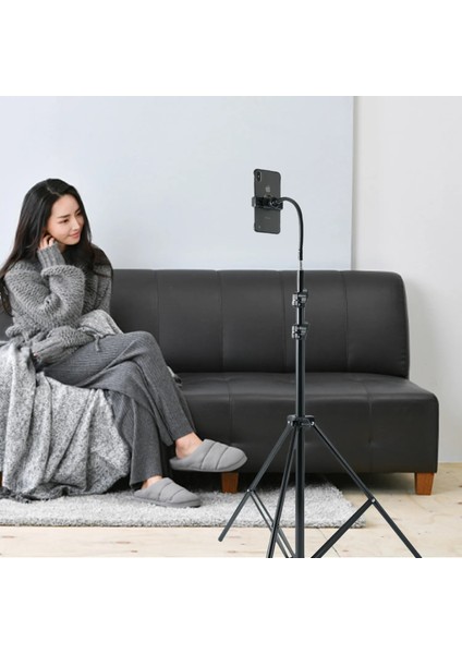 170CM Tripod Taşınabilir 170CM 200CM Selfie Fotoğraf Tripod Ipad Hava Mini Galaxy Tab Cep Telefonu Fotoğraf Lambası Için Esnek Tüp ile Standı (Yurt Dışından) fırsatları