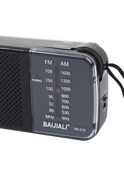 Siyah KK-218 Eski Moda Am/fm Radyo, Retro Işaretçi Radyo, Taşınabilir Yaşlı Radyo Çalar (Yurt Dışından) fırsatları