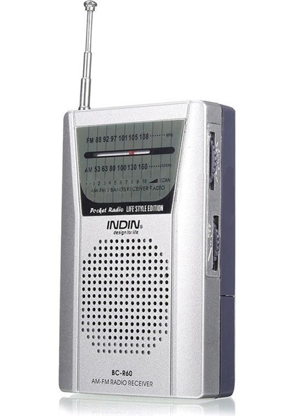Gümüş BC-R60 Taşınabilir Cep Radyo Teleskopik Anten Mini Am/fm Hoparlörlü 2 Bantlı Radyo Dünya Alıcısı (Yurt Dışından) fiyatları