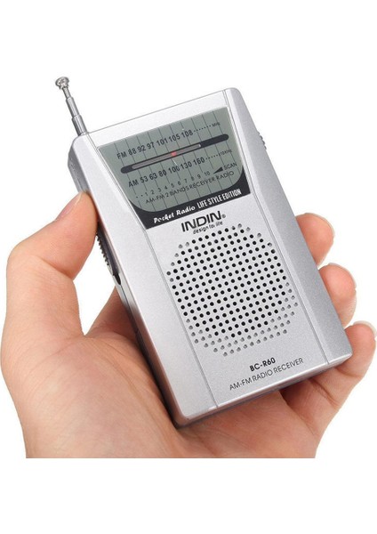 Gümüş BC-R60 Taşınabilir Cep Radyo Teleskopik Anten Mini Am/fm Hoparlörlü 2 Bantlı Radyo Dünya Alıcısı (Yurt Dışından) modelleri
