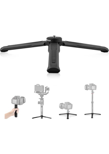 Mini Tripod Alüminyum Masaüstü Masaüstü Tripod Standı Moza Aircross 2 3 Hava 2 Dji Ronin S Sc Rs2 Rsc2 Vinç 2 Gimbal Sabitleyici Kolu Kavrama (Yurt Dışından)