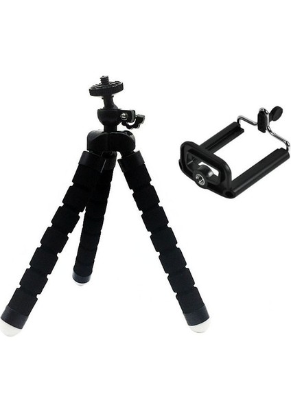 Tripod-2 Tripodlar Gopro Hero 11 10 9 8 7 Esnek Mini Ahtapot Tripod Aksesuarları Git Pro 6 5 4 Yı 4K Eken H9R SJ4000 Dbpower Akaso (Yurt Dışından)