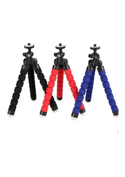 Adaptör Için Telefon Tripodu Telefon Için Esnek Sünger Ahtapot Mini Tripod IPhone Mini Kamera Tripodu Telefon Tutucu Klip Standı (Yurt Dışından) modelleri