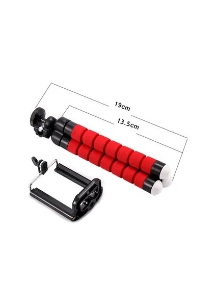 Adaptör Için Telefon Tripodu Telefon Için Esnek Sünger Ahtapot Mini Tripod IPhone Mini Kamera Tripodu Telefon Tutucu Klip Standı (Yurt Dışından) fırsatları