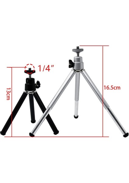 Black-Me Masa Tripod Telefon Akıllı Telefon Için Mini Tripod IPhone Için Işkembe Cep Telefonu Tutucu Klip ile Mobil Kamera Tripod Standı (Yurt Dışından)