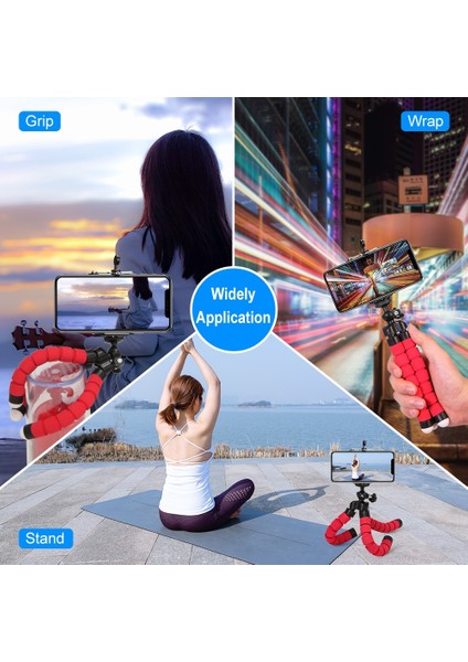 Sadece Telefon Klip Tripod Telefon Esnek Sünger Ahtapot Mini Tripod IPhone Mini Kamera Tripod Telefon Tutucu Klip Standı (Yurt Dışından) fiyatları