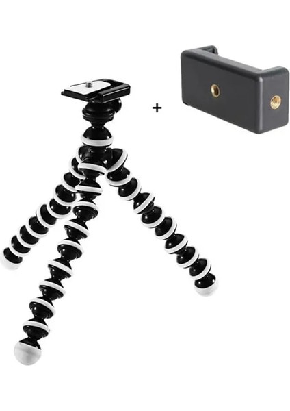 Tripod 3 Hongdak Ahtapot Esnek Tripod Standı Uzaktan Kumanda Küçük Boy Eylem Kamera Masa Masası Cep Telefonu Aksesuarı (Yurt Dışından)