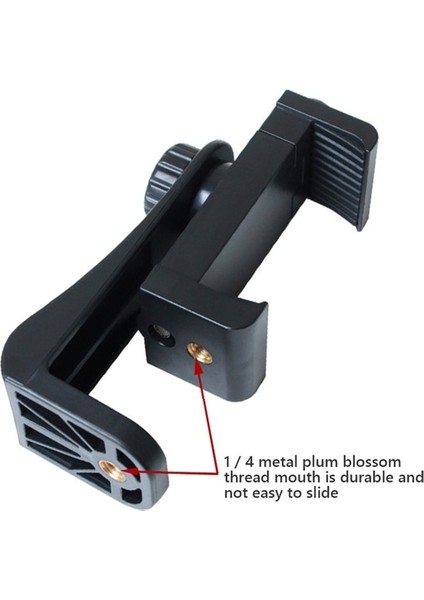 Büyük 360 Derece Evrensel Moblie Telefon Klip Braketi Tutucu Dağı 1/4 Vida Sıcak Ayakkabı Telefon Klip Tripod Monopod iPhone Samsung Xiaomi Için Standı (Yurt Dışından)