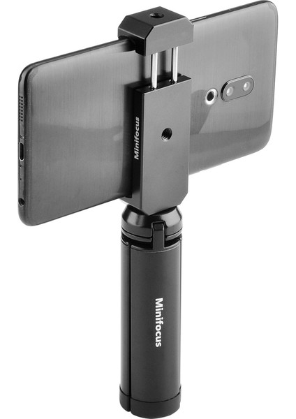 Telefon Tutucu Yeni Alüminyum Cep Cep Telefonu Klip Tutucu Kelepçe Braketi Akıllı Telefon Için Soğuk Ayakkabı Dağı ile El Kavrama Video Vlogging Hanlde Kiti (Yurt Dışından)