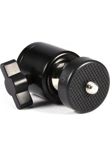 Siyah Siyah Renk 360 Derece Mini Tripod Topu Kafa Ballhead 1/4 "vida Montaj Standı Dslr Dv Kamera Dslr Kamera Aksesuarları (Yurt Dışından)