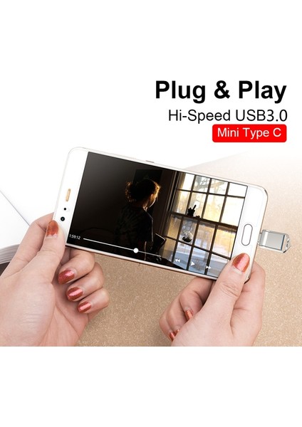 Gümüş 1 Tb Metal USB 3.0 2 Tb Kalem Sürücü USB C Bağlantı Noktası Yüksek Hızlı 1 Tb U Disk Mini Su Geçirmez Flash Sürücü 2 Tb Telefon Pc MacBook Için Bellek Çubuğu (Yurt Dışından) fırsatları