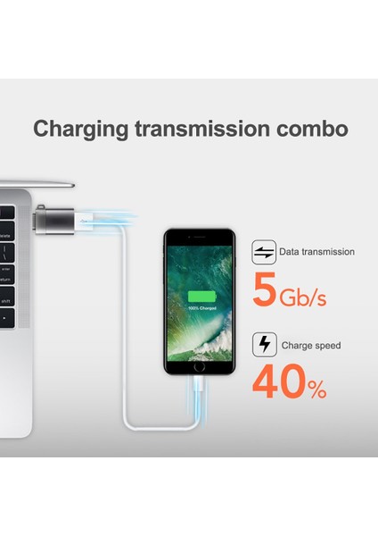 Silver-Otg USB 3.0 C Tipi Adaptör Otg USB C Usb-A Erkek Mikro USB Tip-C Dişi Adaptador Macbook Xiaomi Poco Adaptör Dönüştürücü (Yurt Dışından)