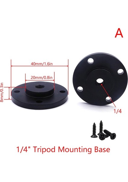 Sıcak Ayakkabı Montaj Metal 1/4 "inç Dişli Vida Somunu Adaptörü Tripod Braketi Slr Dslr Kameralar Flaş Fotoğraf Aksesuarları (Yurt Dışından)