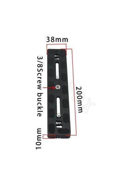PU200 Tripod Plakası Hızlı Bırakma Plakası Kamera Plakası Hızlı Kelepçe Hızlı Montaj Pu Plaka Arca Swiss Dslr Kamera Tripodu Kafa 1/4 Vida (Yurt Dışından)