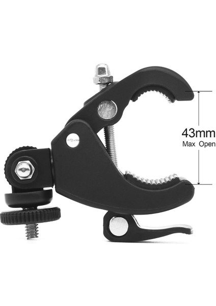 Telefon Klibi Ekleyin Metal Gopro Dağı Bisiklet Bisiklet Motosiklet Gidon Kelepçe Gopro Kamera Dağı Tripod Adaptörü Gopro Hero 2 3 3 + 4 5 Serisi (Yurt Dışından)