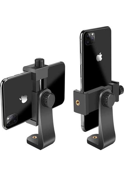 Küçük Döner Klip Evrensel Braket Telefon Tutucu Tripod Standı iphone 13 Xiaomi Dağı Tablet Klip Smartphonetripod Sıcak Ayakkabı Çekim Adaptörü (Yurt Dışından)