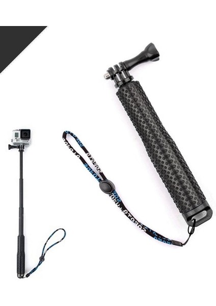 Siyah Selfie Çubukları, Gopro Hero Için Monopod Çubukta Taşınabilir El Aksesuarları Sjcam Için Xiaomi Için Eken Için (Yurt Dışından)