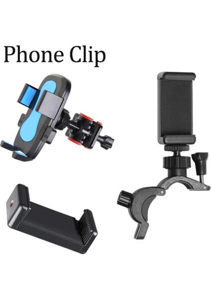 Telefon Tutucu Bir Alüminyum Tripod iphone Tutucu Gopro Cep Telefonu Canlı Fotoğrafçılık Selfie Sopa Tripod Halka Işık Kamera Softbox (Yurt Dışından)