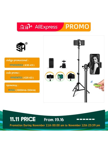 38-68CM Taşınabilir Tripod Telefon Camara Halka Işık Esnek Selfie Tripod Standı Bluetooth Uyumlu Uzaktan Kumanda Tutucu Telefon Için (Yurt Dışından)