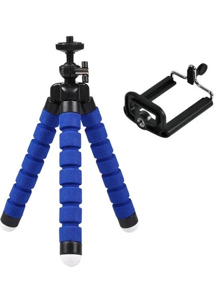Mavi 2 Pc Tripodlar Gopro Hero 11 10 9 8 7 Siyah Max Esnek Mini Ahtapot Tripod Aksesuarları Git Pro 6 5 Yı Eken Sjcam Dbpower Akaso (Yurt Dışından)