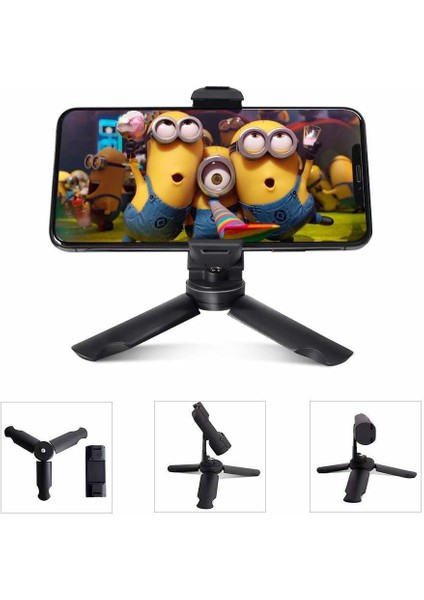 Stil 7 Mini Kamera Tripod Akıllı Telefon Tutucu iPhone Xiaomi Huawei Telefon Standı Dağı Taşınabilir Alacalı Giyim Fotoğraf Kompakt Tripod (Yurt Dışından) fiyatları