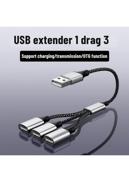 Tip C - 2usb Ryra USB C Hub 4 Bağlantı Noktası Tip C Hub USB 2.0 Splitter Yüksek Hızlı Otg Adaptörü Pc Bilgisayar Telefon Dizüstü Bilgisayar Için Taşınabilir Dönüştürücü (Yurt Dışından)