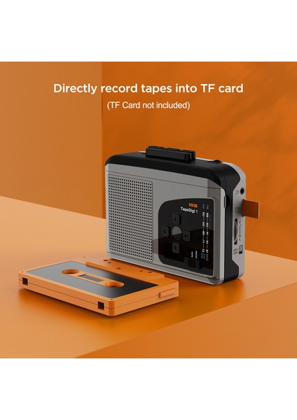 Siyah EZCAP234 Kaset Çalar Taşınabilir Am Fm Radyo Kaset Teypten Mp3'e Dönüştürücü Ses Kaydedici Dahili Hoparlör Kulaklık Jakı (Yurt Dışından)