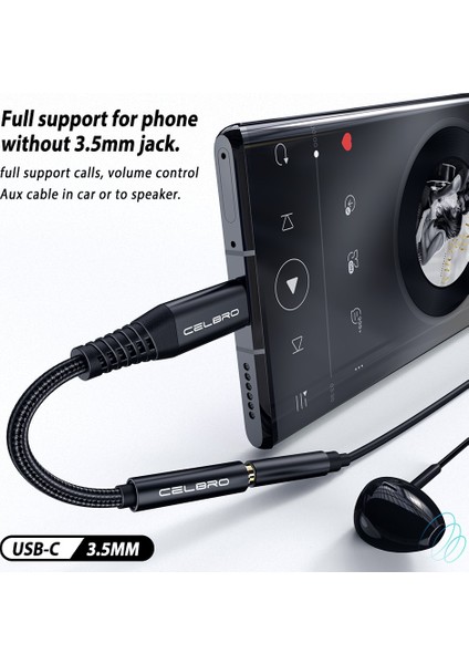 Siyah USB C - 3.5 USB Tip C - 3.5mm Aux Adaptörü Kulaklık Adaptörü Usb-C Jack Ses Kablosu Oneplus 8t 8 Samsung S20 Plus Ultra Google Pixel 5 (Yurt Dışından) fiyatları