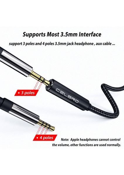 Siyah USB C - 3.5 USB Tip C - 3.5mm Aux Adaptörü Kulaklık Adaptörü Usb-C Jack Ses Kablosu Oneplus 8t 8 Samsung S20 Plus Ultra Google Pixel 5 (Yurt Dışından) fırsatları