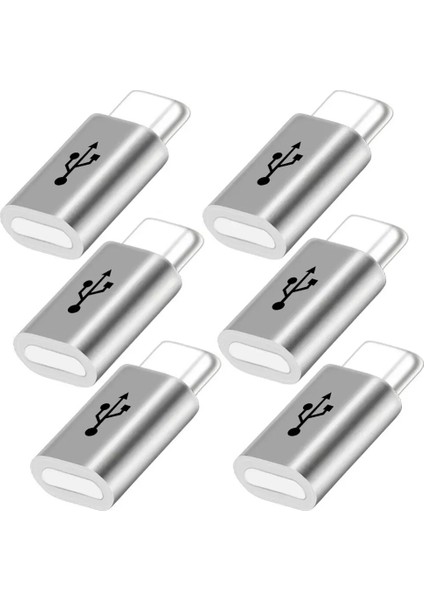 1 Adet Beyaz Tip C Otg Adaptör Tip-C Erkek Mikro USB Dişi Adaptör Tip-C Arayüzü Cep Telefonu Veri Kablosu Şarj Dönüştürücü (Yurt Dışından)