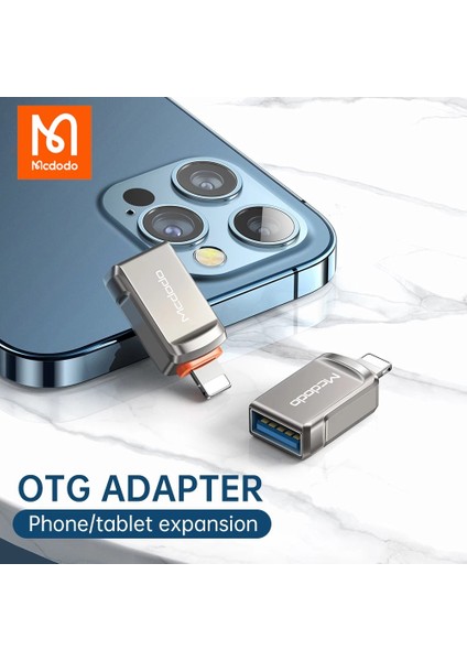 USB Lightning Mcdodo Usb'den Lightning Tip C Otg Veri Adaptörüne iPhone 13 12 Pro Xiaomi Huawei iPad Tablet Dönüştürücü Malzeme Sd Kart U Disk (Yurt Dışından)