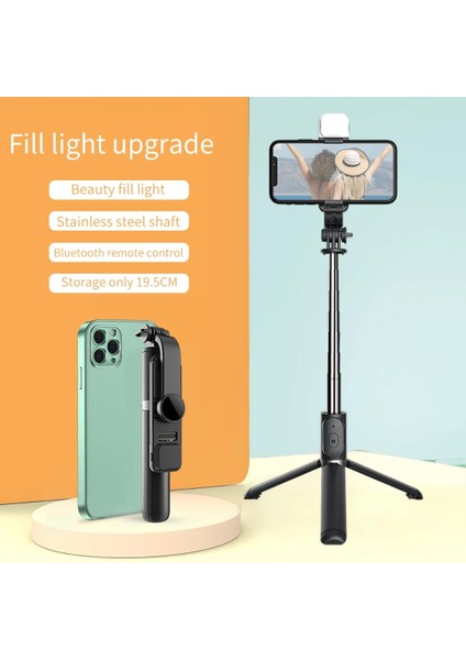 Beyaz Model Sh Katlanabilir Mini Tripod Fotoğraf Dolgu Işığı Mini Kablosuz Bluetooth Selfie Sopa 2022 Ios Android Için Yeni Stil (Yurt Dışından) indirimleri