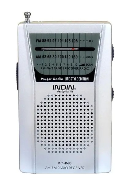 Gümüş Taşınabilir Cep Dijital Radyo Am/fm Stereo Dahili Hoparlör Evrensel Teleskopik Anten Mini Dünya Alıcısı R60 Yüksek Kalite (Yurt Dışından)