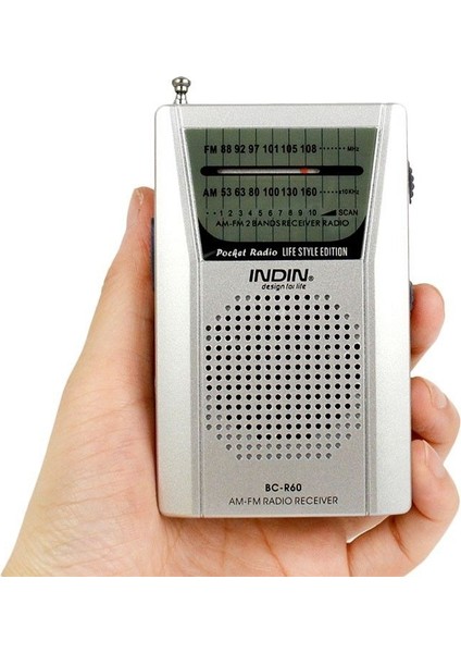 Gümüş Taşınabilir Cep Dijital Radyo Am/fm Stereo Dahili Hoparlör Evrensel Teleskopik Anten Mini Dünya Alıcısı R60 Yüksek Kalite (Yurt Dışından) fiyatları