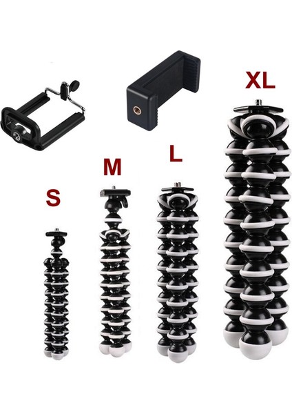 E Kelepçe Esnek Ahtapot Süper Büyük Mini Boyutu Masa Tembel Telefon Braketi Standı Tutucu Tripodlar Gopro Dslrs Dijital Kamera (Yurt Dışından) fiyatları