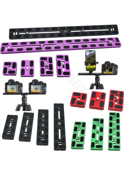 PU120 Tripod Plakası Hızlı Bırakma Plakası Kamera Plakası Hızlı Kelepçe Hızlı Montaj Pu Plaka Arca Swiss Dslr Kamera Tripodu Kafa 1/4 Vida (Yurt Dışından) fiyatları