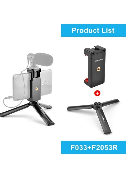 Akıllı Telefon Için Metal Mini Tripod Standı Djı Zhiyun Feiyu Gimbal Kolu Kavrama Sabitleyici Dslr Kamera Monopod Masa Üstü El ile 1/4" Vida (Yurt Dışından)