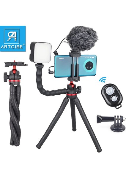 Tutucu Deklanşör Gopro Esnek Ahtapot Tripod Minitripod iPhone Samsung Xiaomi Huawei Mobil Akıllı Telefon Dslr Kamera Gopro Tripod Telefon Sabitleyici (Yurt Dışından) fiyatları