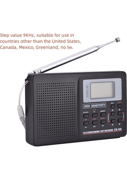 Tip 2 Taşınabilir Radyo Desteği Fm/am/tv Tam Frekanslı Radyo Alıcısı Çalar Saat Fm Radyo Kulaklık ile Cep Radyo (Yurt Dışından) fiyatları